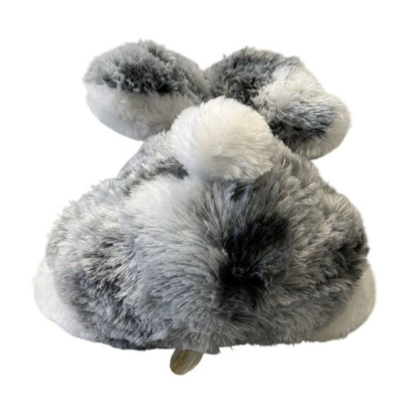 Dan Dee Collectors Choice Gray White Plush Bunny Rabbit 14" Soft Stuffed Animal - Picture 3 of 6